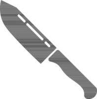 Illustration of a knife. vector