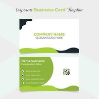 creative modern professional company business card template design vector