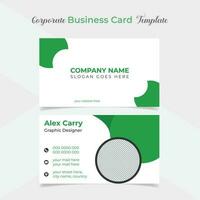 elegant and modern business card template design vector