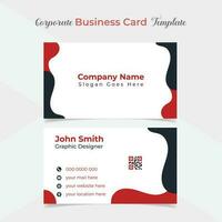 creative modern professional company business card template design vector