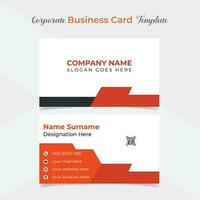 creative modern professional company business card template design vector