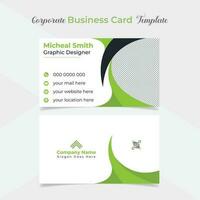 creative modern professional company business card template design vector