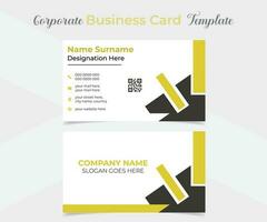 elegant and modern business card template design vector