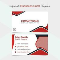 creative and elegant company business card template design vector