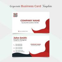 creative and elegant company business card template design vector