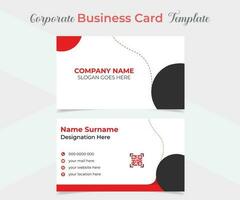 creative and elegant company business card template design vector