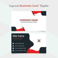 creative and elegant company business card template design vector