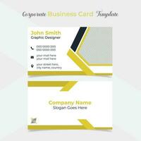 creative and elegant company business card template design vector