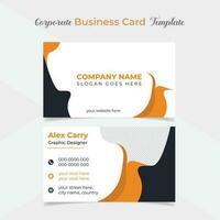 creative and elegant company business card template design vector