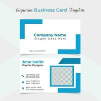 elegant and modern business card template design vector
