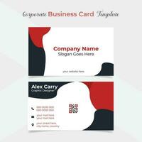 creative and elegant company business card template design vector
