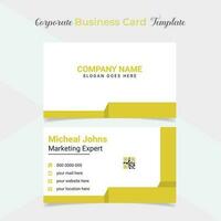 creative modern professional company business card template design vector