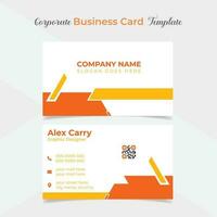 elegant and modern business card template design vector
