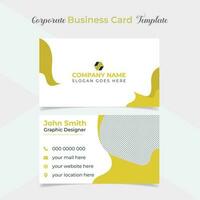 creative modern professional company business card template design vector