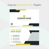 creativo y elegante empresa negocio tarjeta modelo diseño vector
