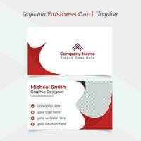 creative modern professional company business card template design vector