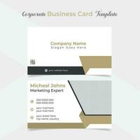 creative and elegant company business card template design vector