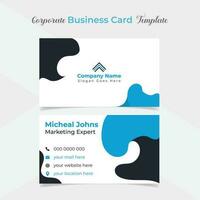 creative modern professional company business card template design vector