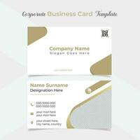 modern and clean professional company business card template design vector