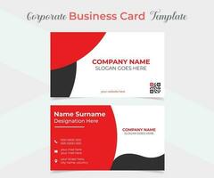 elegant and modern business card template design vector
