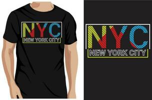 nuevo York ciudad urbano t camisa gráfico diseño vector ilustración