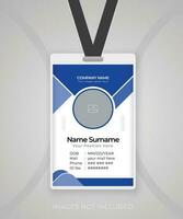 Modern and clean Identity Card template design vector