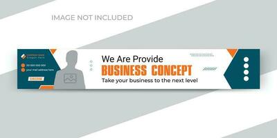 Modern and corporate business company timeline cover channel web banner design template vector