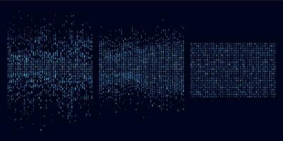 Big data sorting. Information analytics algorithms, machine learning and intelligence data picking vector concept illustration