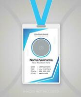 Modern and clean Identity Card template design vector