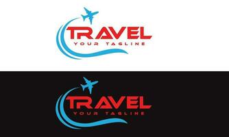 viaje agencia logo diseño y vector modelo
