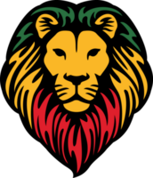 The Lion of Judah Head PNG Illustration