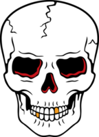 Skull Old School Tattoo PNG Illustration