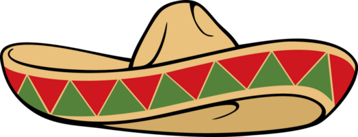 sombrero - mexicano sombrero. png ilustración.