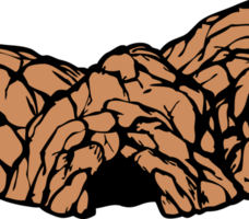 Rock Cave PNG Illustration