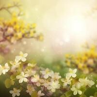Spring natural background photo