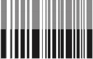 Black bar code in flat style. vector