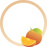 Orange Cadre Contexte png