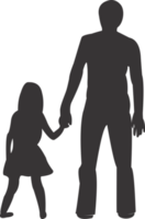 Father's day icon silhouette PNG