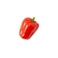 Red bell pepper cutout, Png file