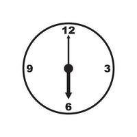 clock icon vector