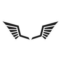 wing icon vector