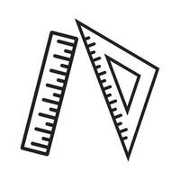 ruler icon vector