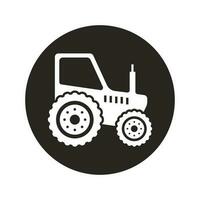 tractor icon vector