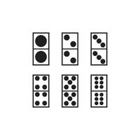 domino icon vector