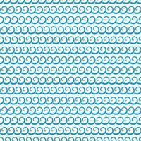 Sea, ocean blue waves and swirls seamless pattern vector