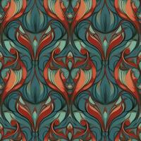 specify Pattern Painting,  abstract watercolor patterns, and seamless patterns. Modern stylish abstract texture. Seamless pattern with hand drawn, generate ai photo