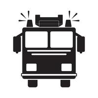 fire truck icon vector