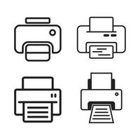 printer icon vector