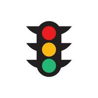 traffic light icon vector