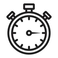 stopwatch icon vector